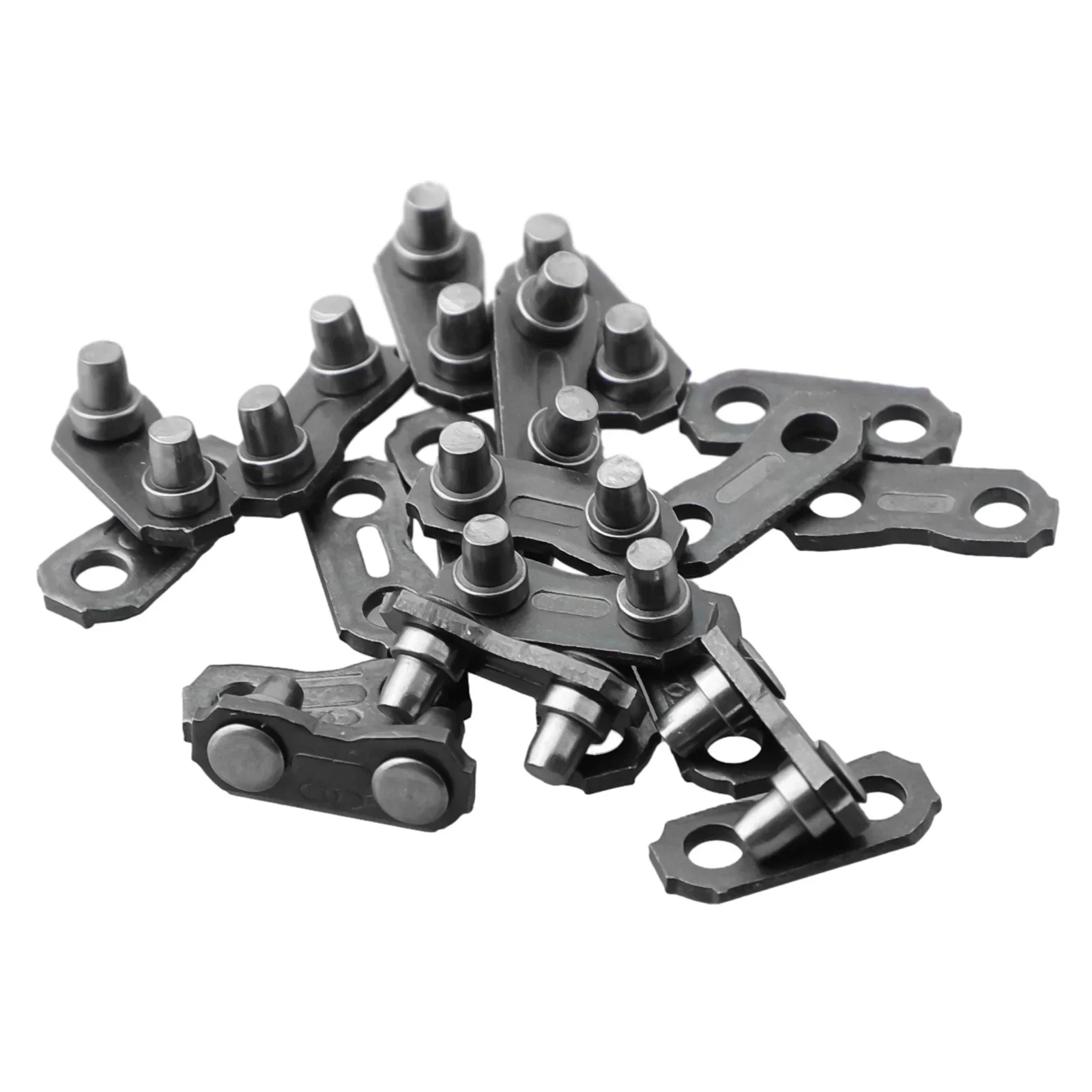 Chainsaw Parts Chain Joiners Garden Stainless Steel Tools 10Pcs Accessories 0.3cm Hole Diameter 1.5x0.5cm Brand New
