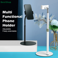 Adjustable Monitor Stand Height Portable Monitor Tablet Holder For 6.5-12.9 Inch Phone Tablet Monitor Support Holder Wider Base