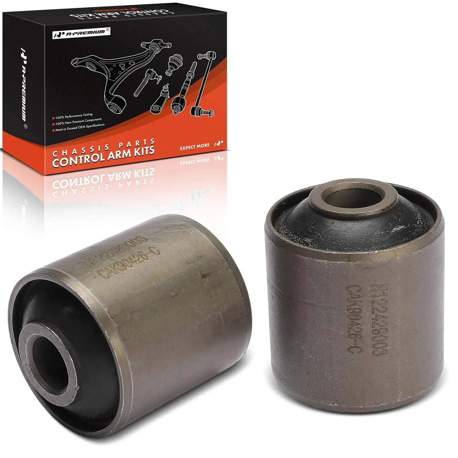 A-Premium 2x Front Lower To Wishbone Control Arm Bushing Kit for Hyundai Sonata 1999-2005 Kia Optima 2001-2006 Amanti 2004-2006