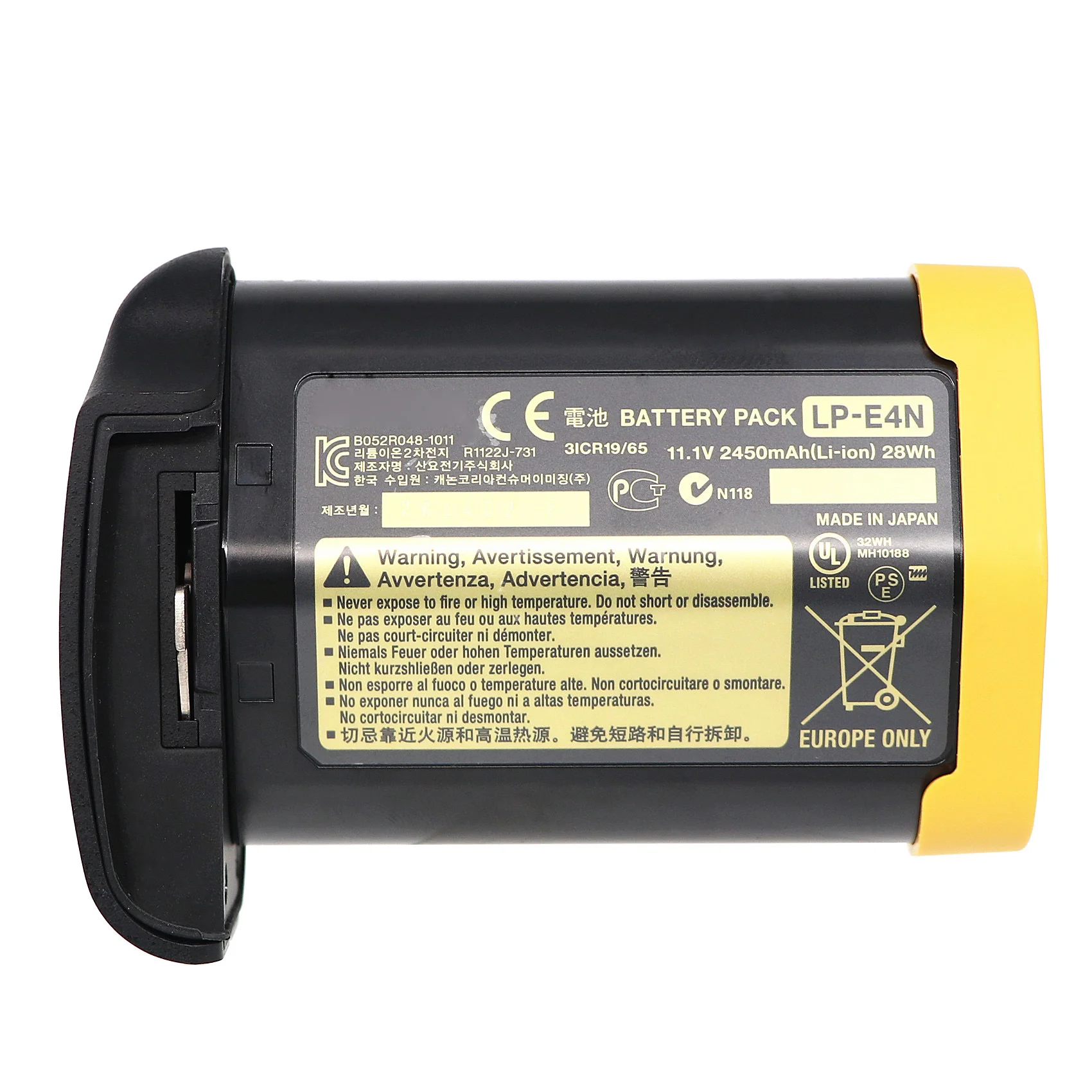 Original LP-E4N LPE4N Li-ion Battery for Canon EOS 1D Mark III, EOS-1D Mark IV, EOS 1Ds Mark III, EOS 1D C, EOS