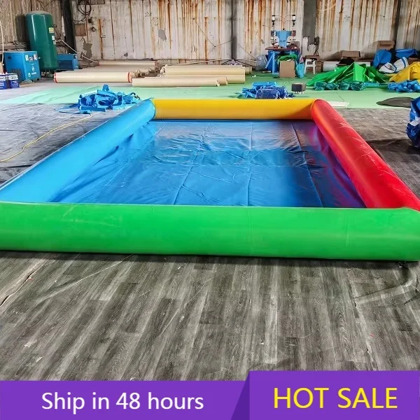 

YTYIN Single / Double Tube Inflatable Swimming Pool Outdoor Water Play Equipment Park Rental Large Blow up Pools for Kids and Ad