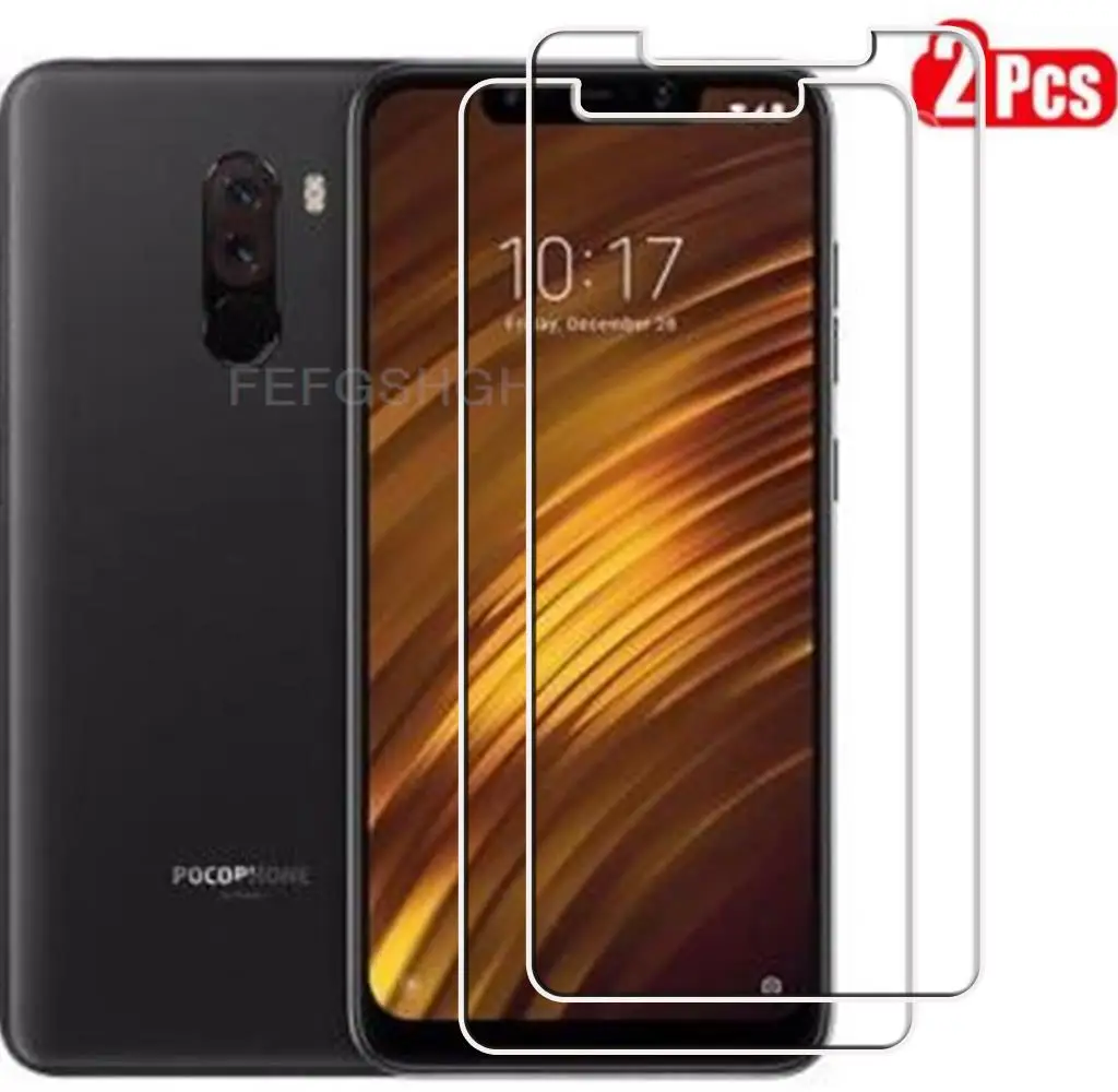 9H HD защитное закаленное стекло для Xiaomi Pocophone F1 6,18 дюйма M1805E10A PocophoneF1 POCOF1 защита для экрана Защитная пленка