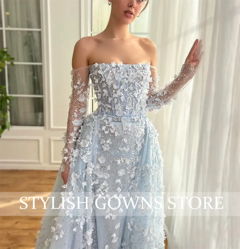 

Женские длинные шикарные вечерние платья 2022, платье трапециевидной формы из органзы, розовое платье знаменитости с открытыми плечами и аппликацией, расшитое блестками, платье на день рождения