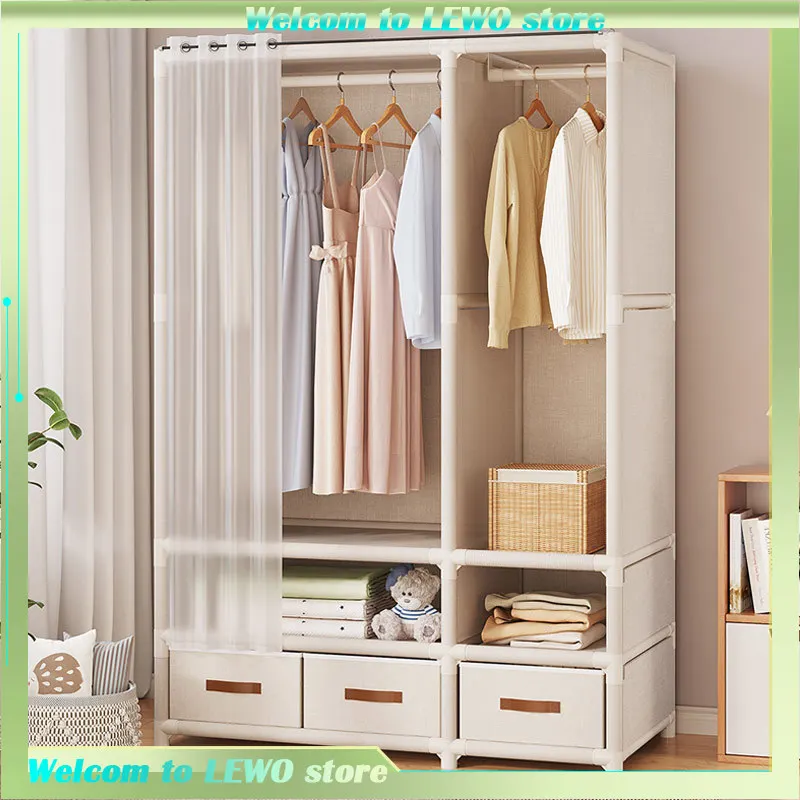 

Japanese King Storage Organizer Wardrobe Multifunction Plastic Wardrobes Display Cute Drawer Wardrobe Clothes House Furniture