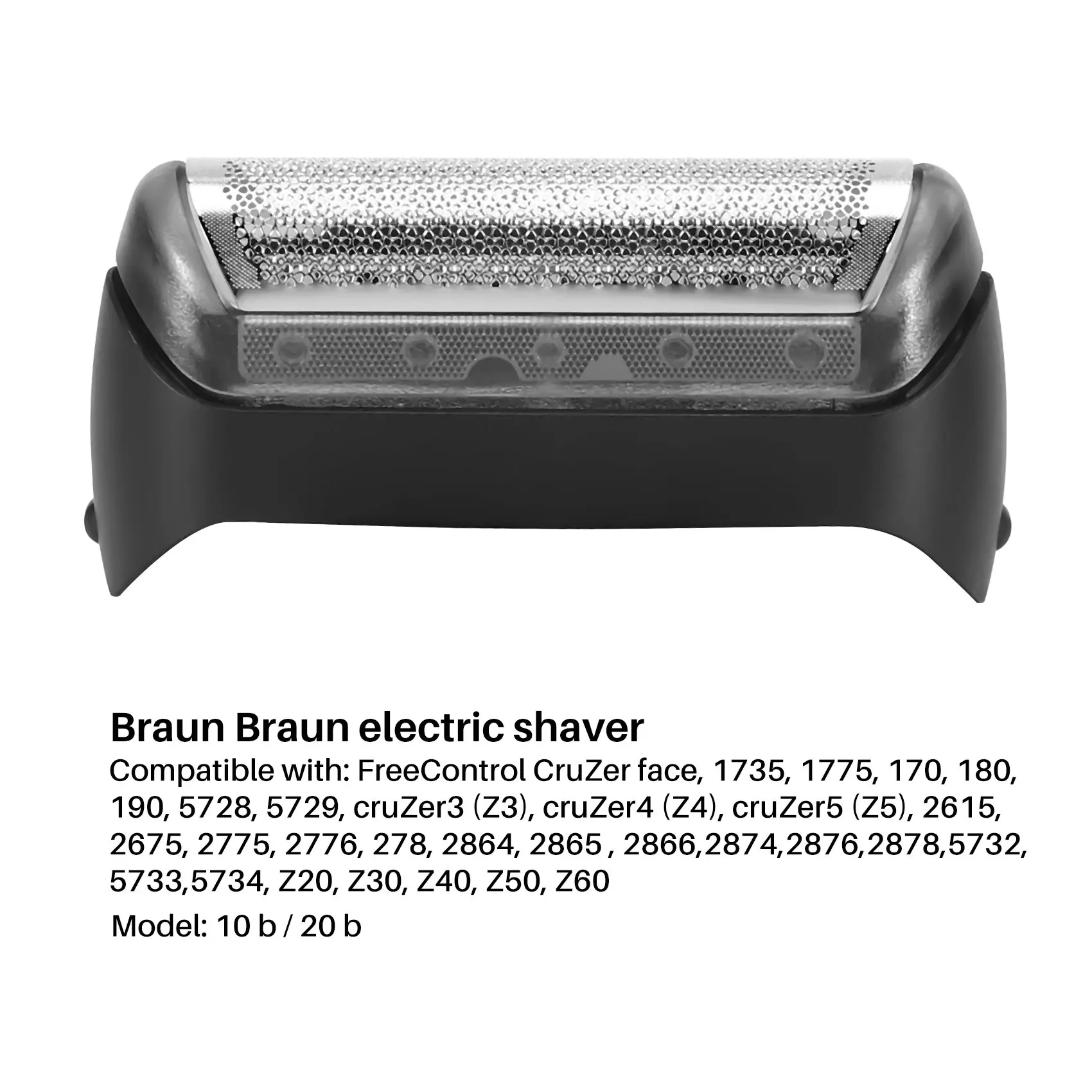 Shaver Head Um filme para Braun, Série 10B da Braun, 190, 180, 170, 1735