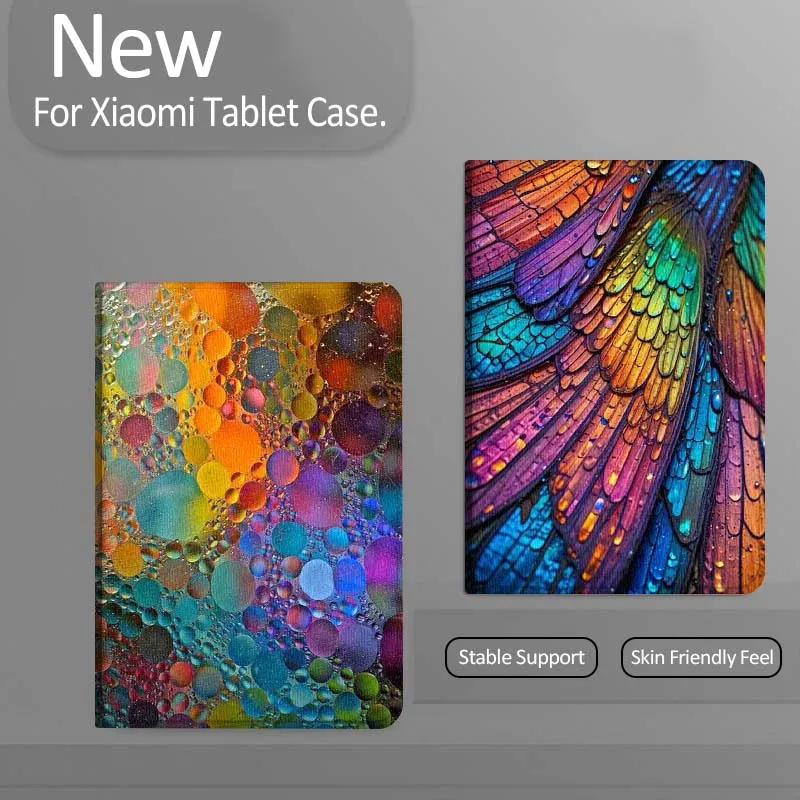 

Colorful Butterfly Wing Pattern Gift Tablet Case For Xiaomi Redmi Mini Pad SE K 2 4 5 6 7 8 2023 2025 11 8.8 11.2 10.1 Pro