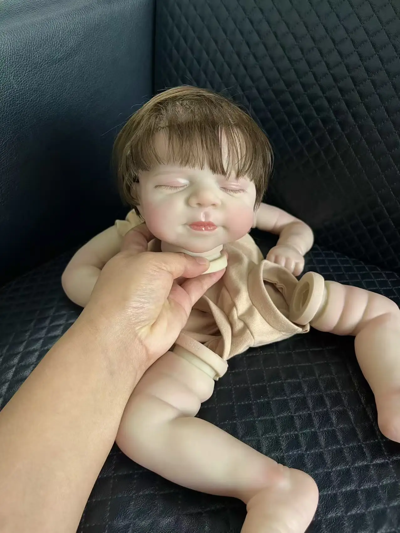 

18 дюймов уже окрашенный комплект куклы реборн Pascale, детали куклы ручной работы «сделай сам», с тканевым корпусом и аксессуарами