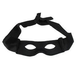 Men Masquerade Black Eye Mask Halloween Cosplay Costume Half Mask Bandit Ninja Lone Ranger Carnival Prom Party Personality Mask