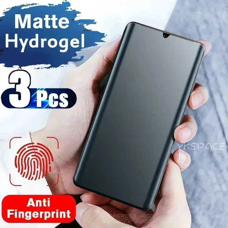 

3Pcs Soft Matte Hydrogel Film For Xiaomi Mi 8 9 SE 9T 10T 11 12 13 14 Note 10 Pro Lite Ultra Screen Protector Anti Fingerprint