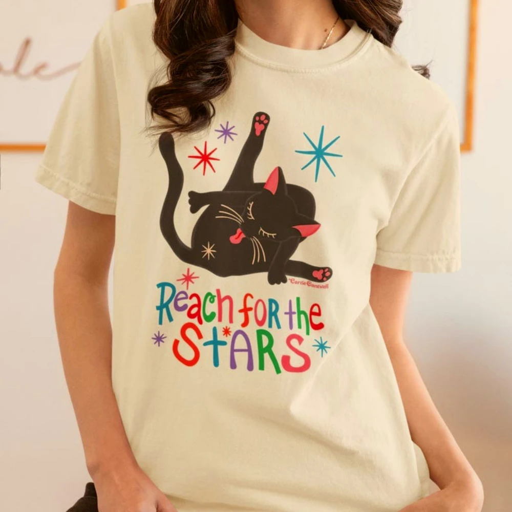 

Funny Cat Butt T-Shirt Quirky Cat Lover Gift Shirt Pet Owner Daily Life Casual Clothing Men Women Creative Printed Short Sleeve