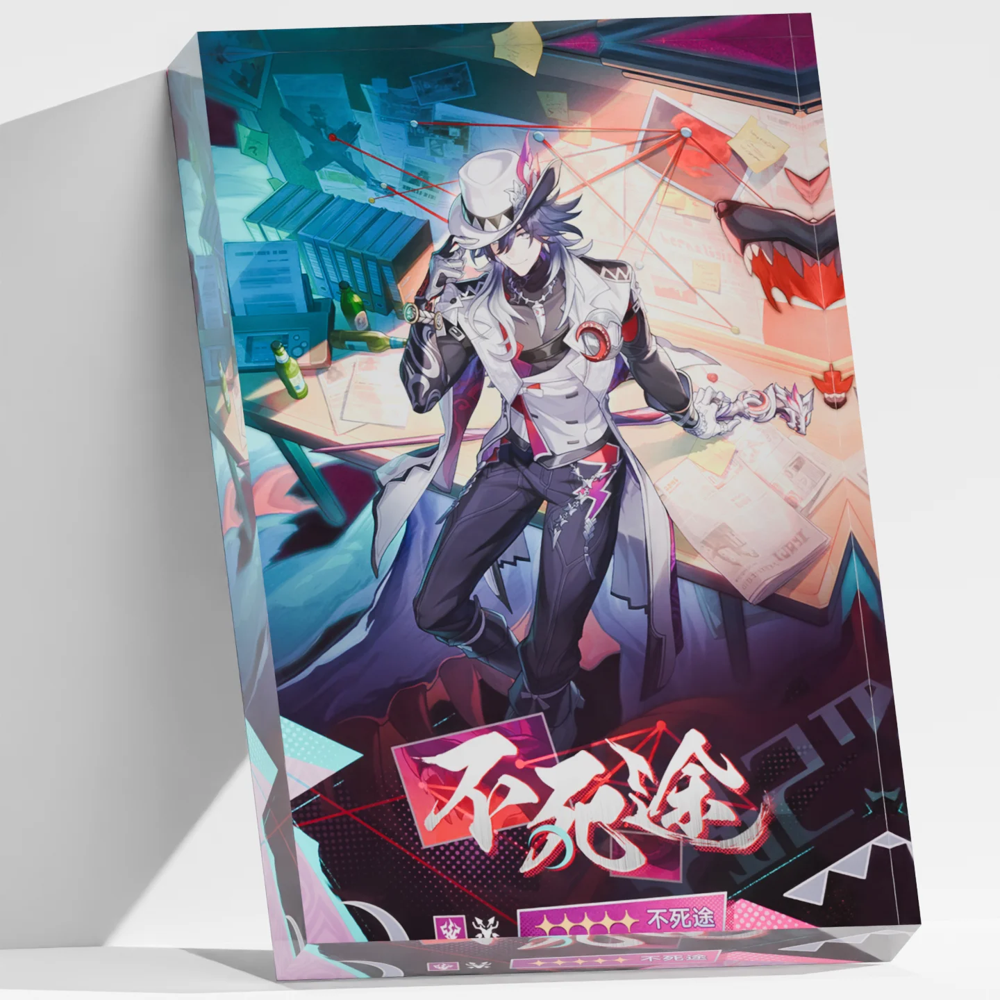 

Custom 3D Acrylic Block Honkai Star Rail Ashveil HSR Figure Stand Cubo Holografico Print Your Image Husbando Desk Decor Gift