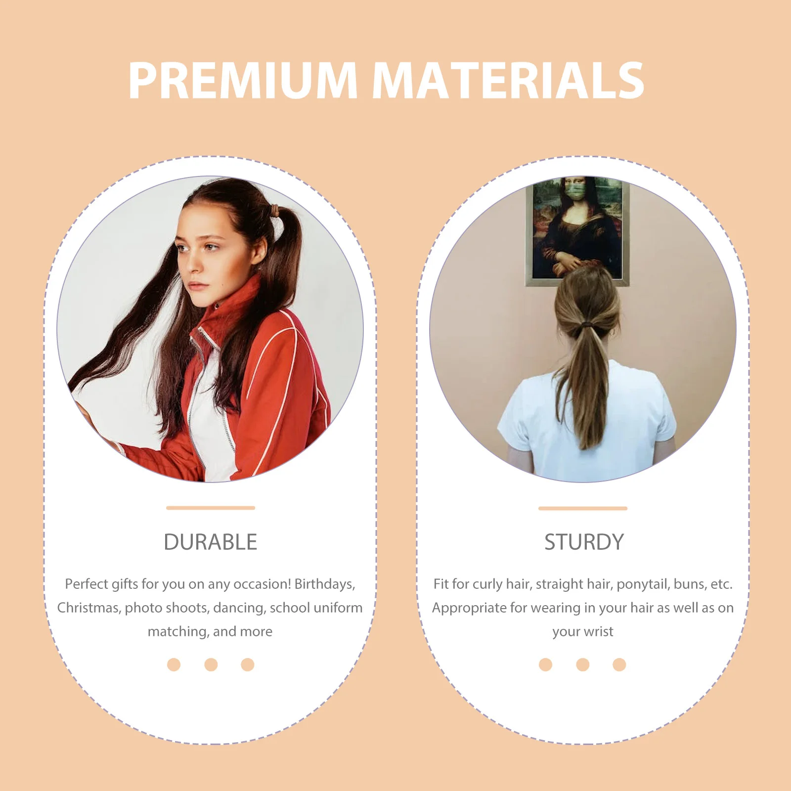 

6 Pcs Little Hair Accessories Scrunchies Decorations for Women Scrunchy Bands Bun Maker