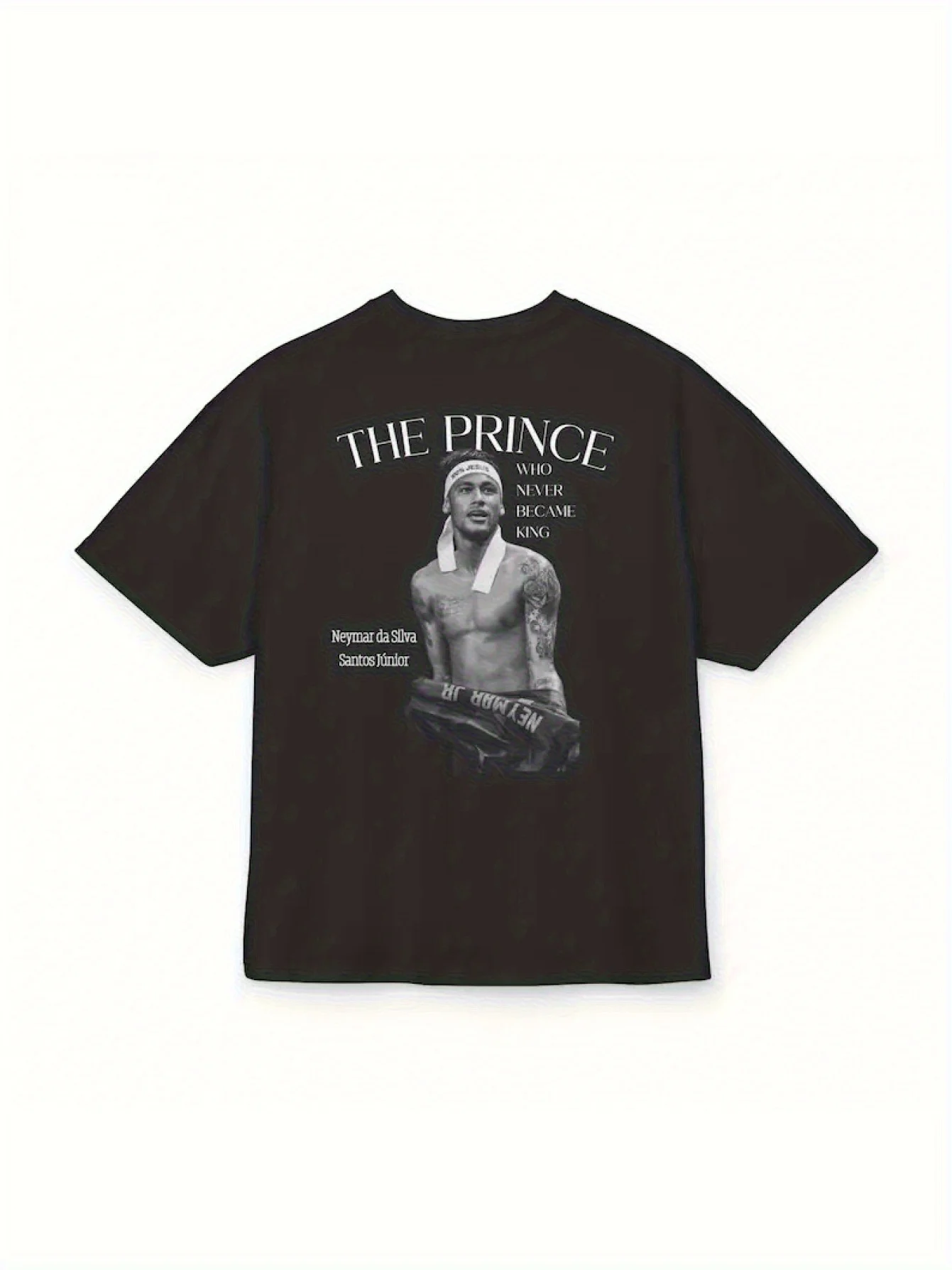 

Футболка с рисунком He Prince — черная футбольная майка с короной, повседневная спортивная футболка унисекс для взрослых, всесезонная, комфортная посадка