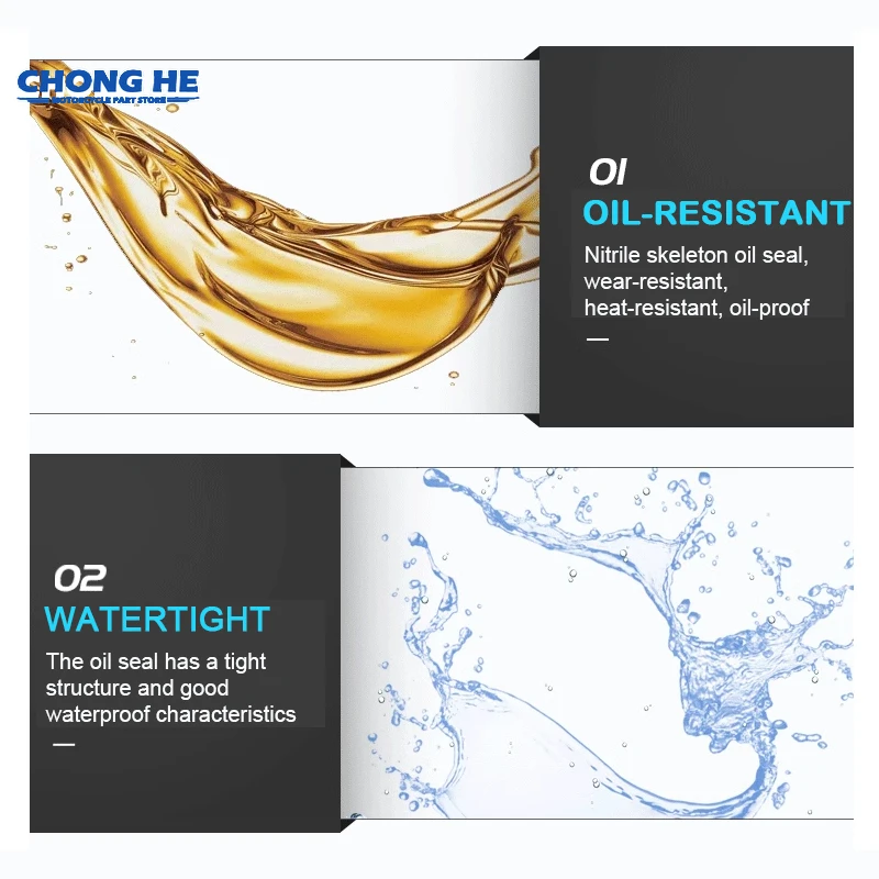 2pc/4pc/8pc/16pc 30x42x11 Motorcycle Absorber Front Fork Damper Oil Seal 30 42 Shock Absorber 30*42*11 Falling Protection Seals