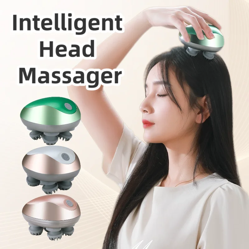 

Scalp Massager Mini Octopus Claw Hand Charging Multi-Function Kneading Vibration Massager Head Massager