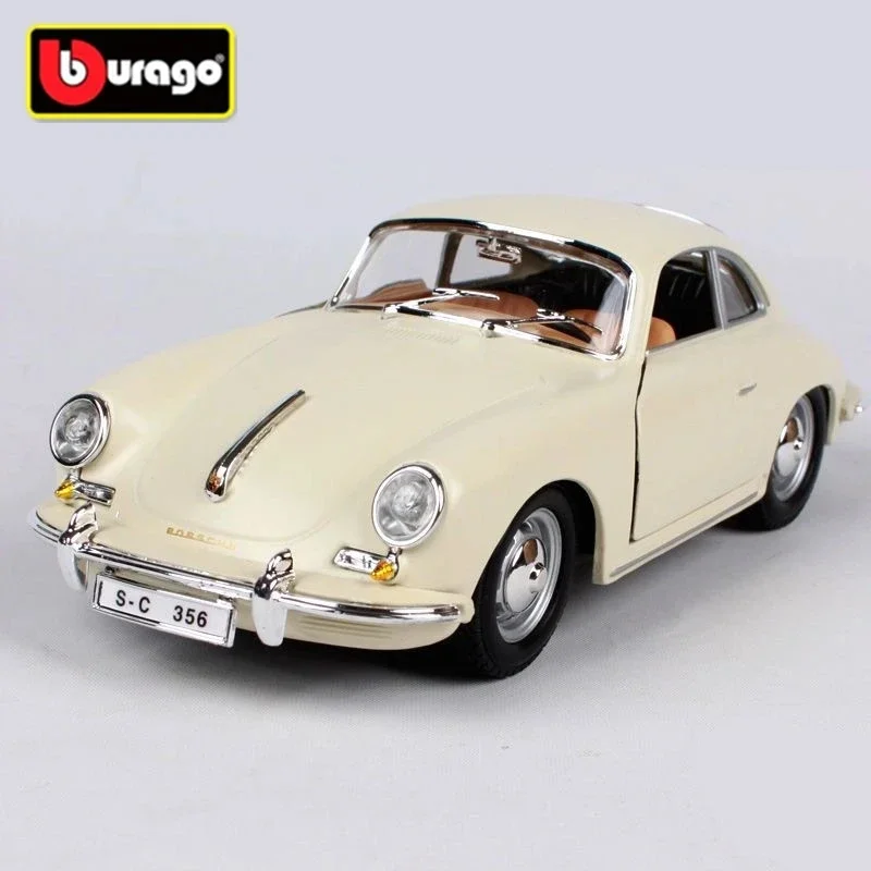 

Bburago 1:24 Porsche 356B Coupe Alloy Car Model Diecasts Metal Classic Sports Car Model Simulation Collection Toys Gifts Boys