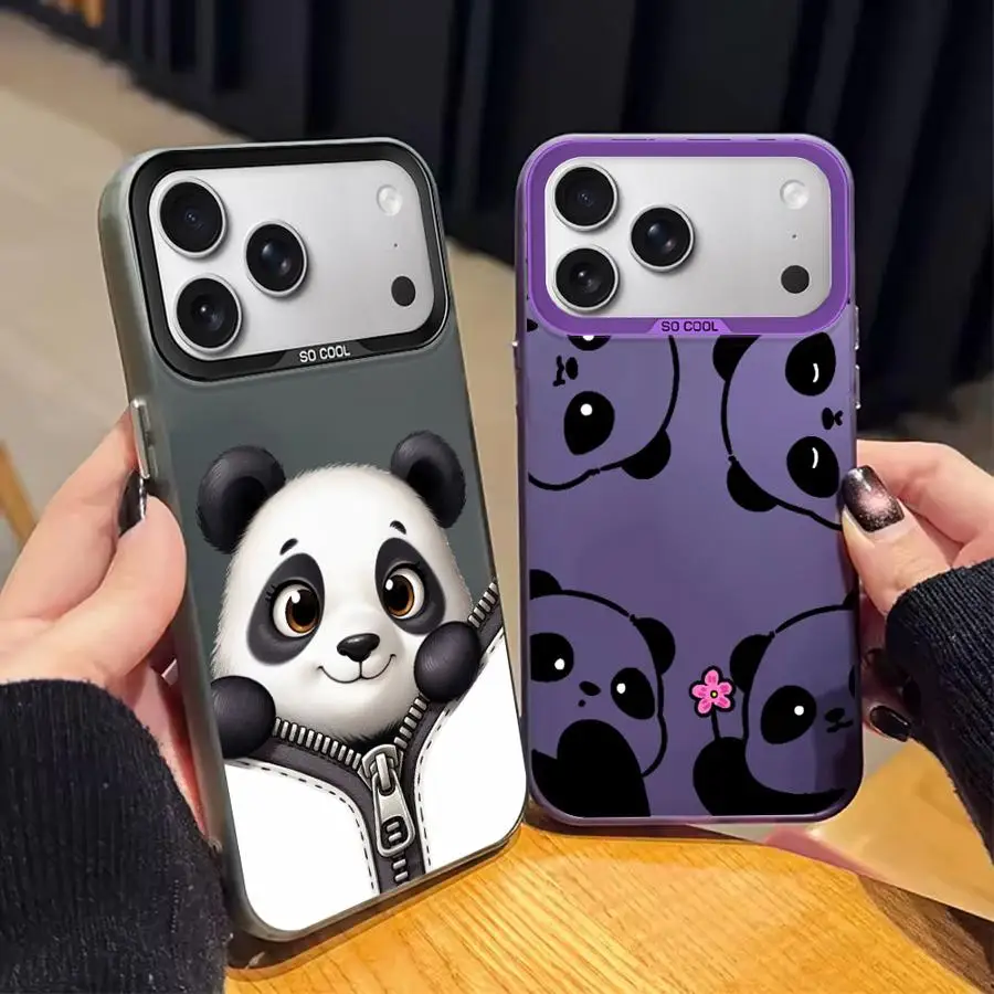 Tier-Panda-Handyhülle für iPhone 17 Pro Max 14 Plus 12 Pro Air 11 15 13 16