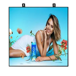P4 Full Color LED Digital Sign, 40''x40'' Scrolling Text LED Advertising Screen Use WiFi and USB Programmable LED display