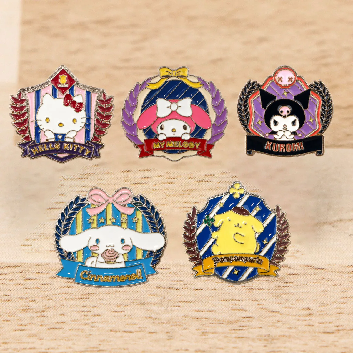 Anime Things Enamel Pin Bag Lapel Pins Kawaii Badges on Backpack Brooches for Women Cosplay Accessories Toys Gifts