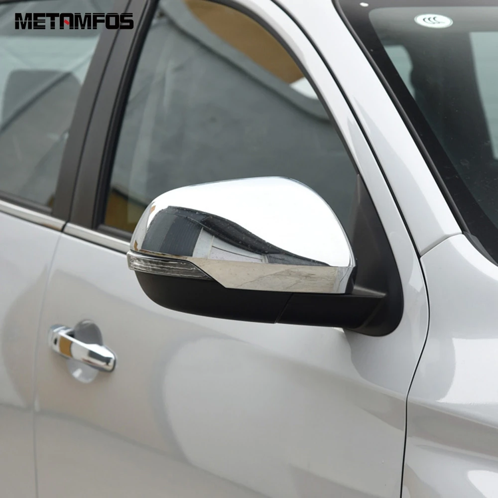 For Mitsubishi Pajero/Montero/Shogun Sport 2016-2022 2023 2024 Chrome Rearview Side Door Mirror Cover Trim Protector Accessories