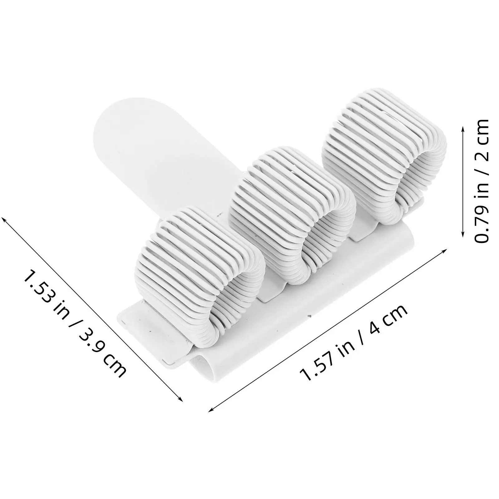 3 Loop Iron Pen Holder Spring Clip Notebook Pen Organizer Office Journal Planner Clipboard Document Folder Use