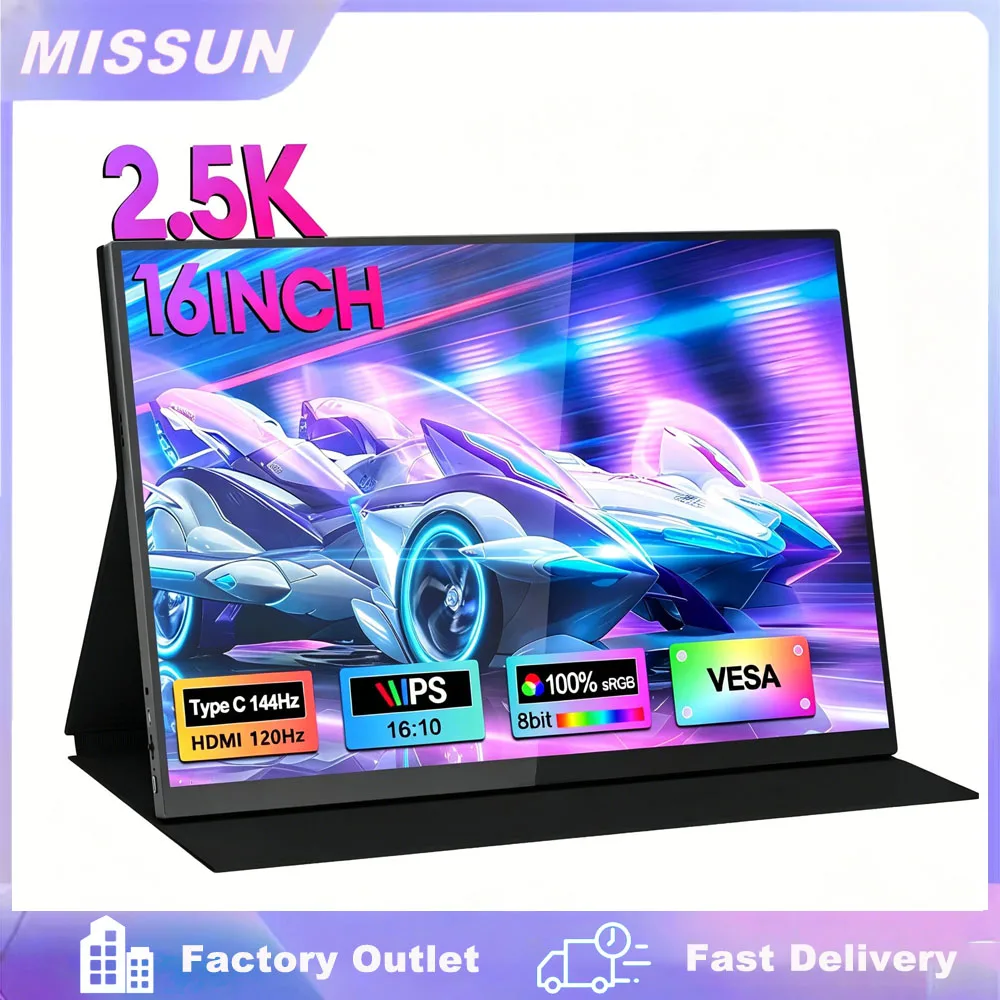 

HOWENS 14/15.6/16 Inch 1080P Mini Second Gaming Display Portable Monitor 120Hz External Screen for MAC/Laptop/PC/Xbox/PS/Switch