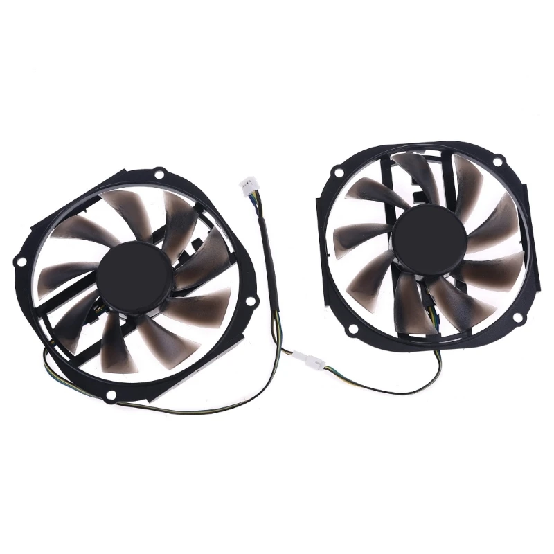 2Pcs 85MM 4Pin GA91S2H 12V 0.35A VGA Fan Graphics Card Cooling Fan for Yeston RX480 570 580 GPU Cooler 24BB