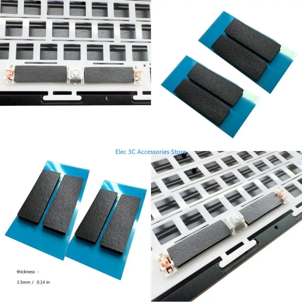 Y51A Mechanical Keyboards Plate Spacebars Dampening Foam for Quiet Typing Experience