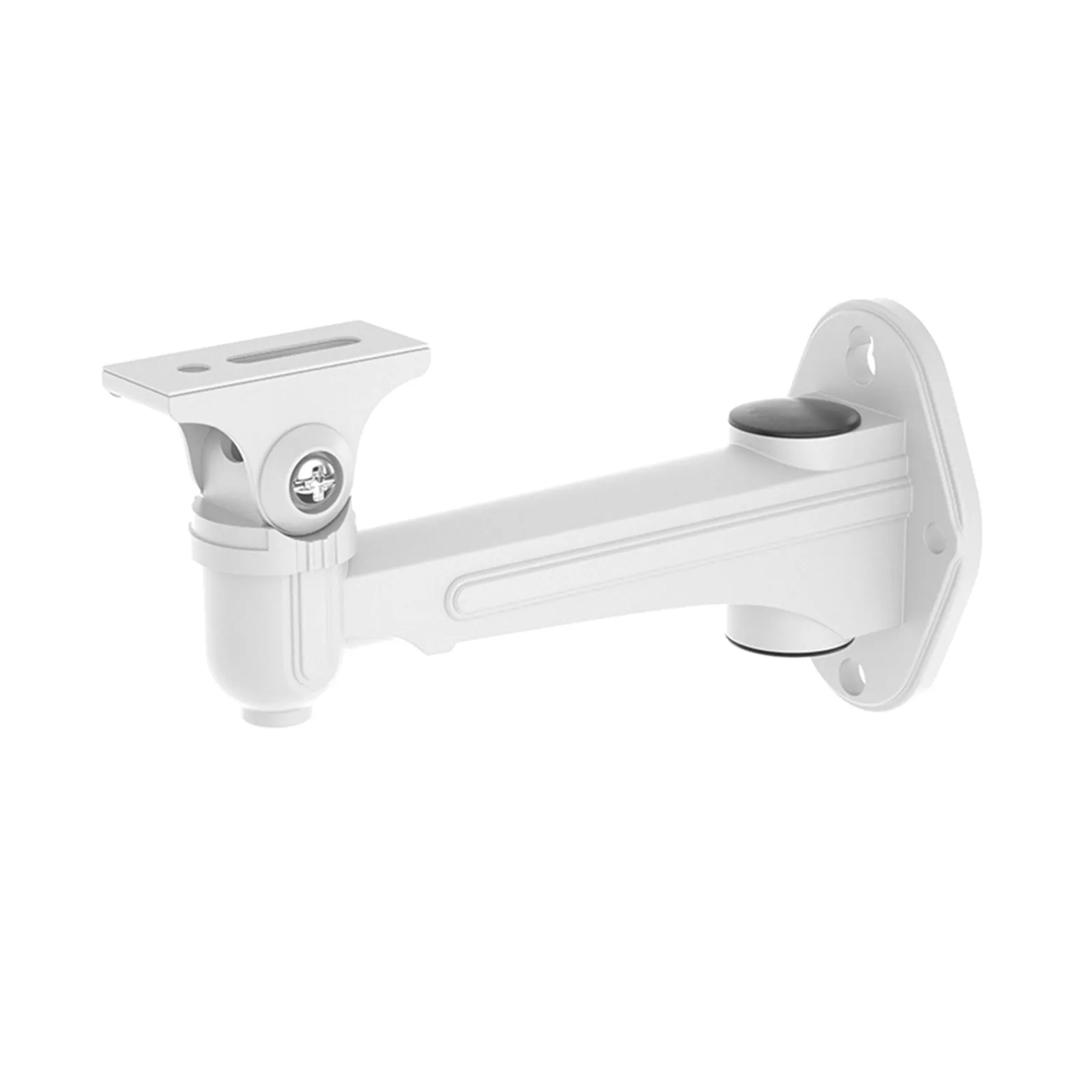 Indoor Outdoor Security Camera Wall Mount Bracket White Adjustable 360-Degree Swivel Cctv Holder Security Camera Wall Mount