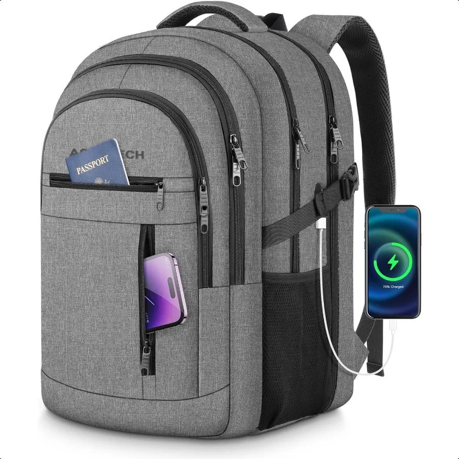 

Travel Laptop Backpack Extra Large Laptop Backpack 17 Inch Laptop Backpack 40L Heavy Duty Water Resistant TSA Airline Appd Busi