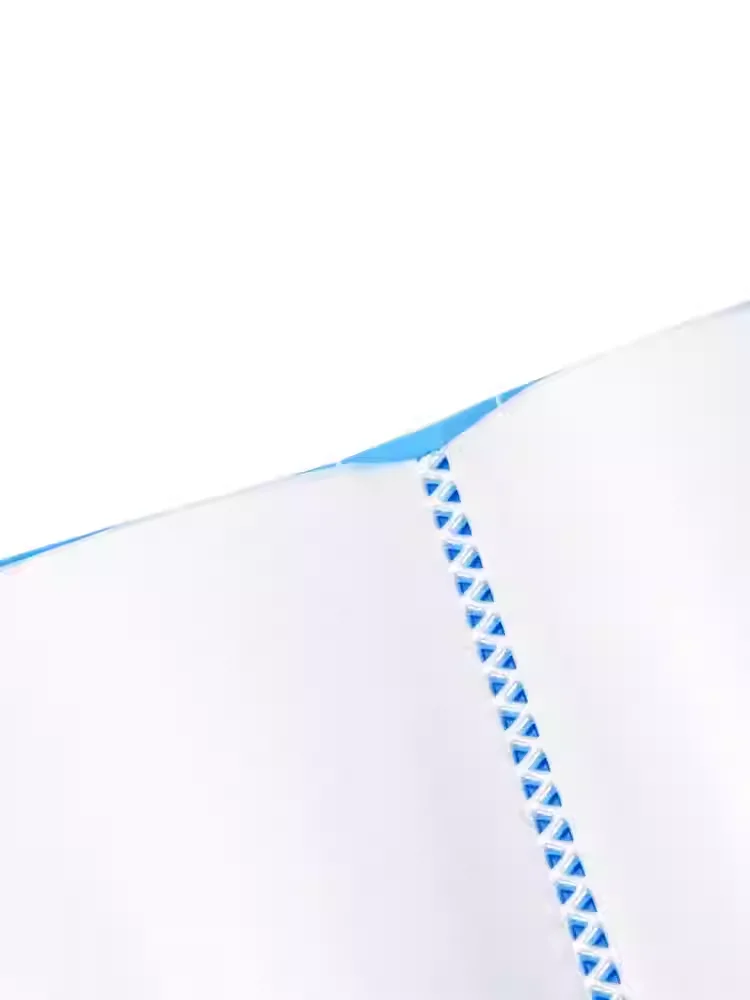 100-Page A4 Binder with Box & Transparent PP Cover - Multi-pocket Folder for Exam Records, Office/Students/Children's Portfolio