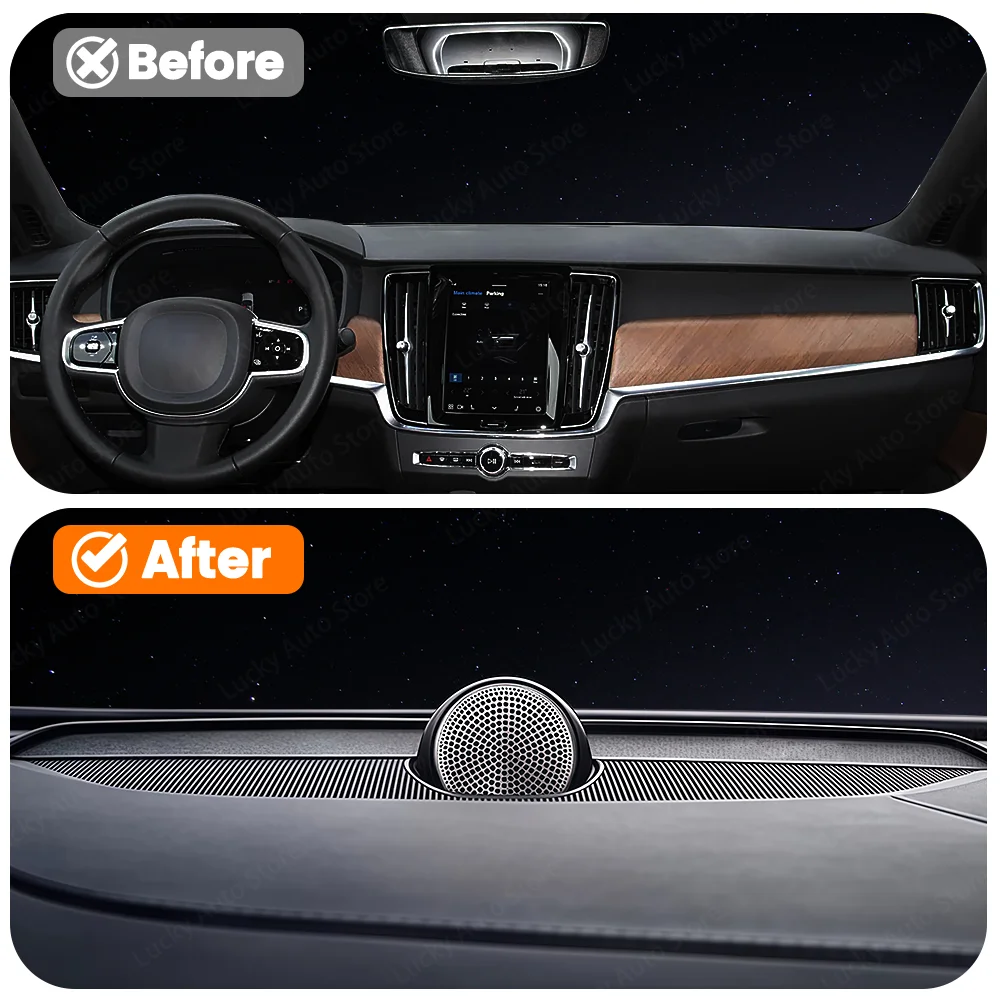 For Volvo S90 S60 XC90 V60 V90 2017-2026 Car Central control instrument panel center Plug and play, easy to install speaker