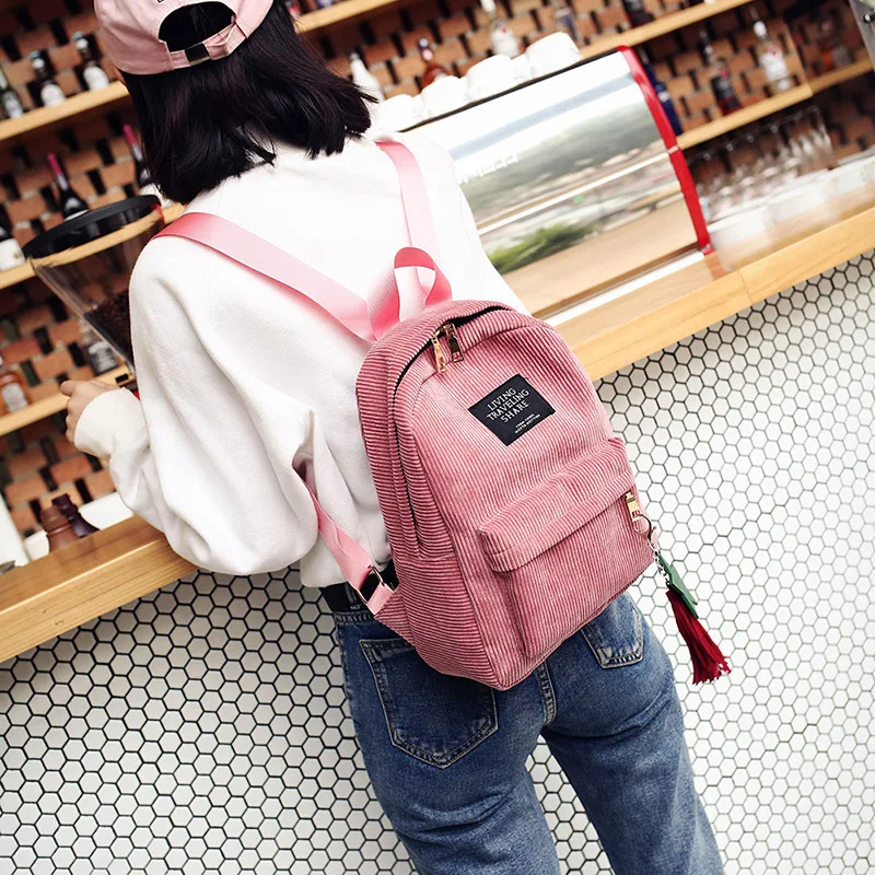 Neuer lässiger Damenrucksack, Reisetasche für die Universitätsschule, Harajuku-Reise-Umhängetasche, Mädchen im Teenageralter – Detail 9
