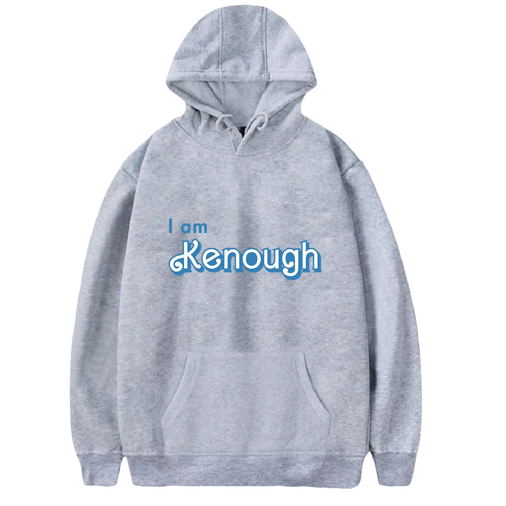 

Koop I Am Kenough Hoodie Men Casual Cool Hoodie Women Fashion Hip Hop Pullover Streetwear Clothes Sweatshirt Tops