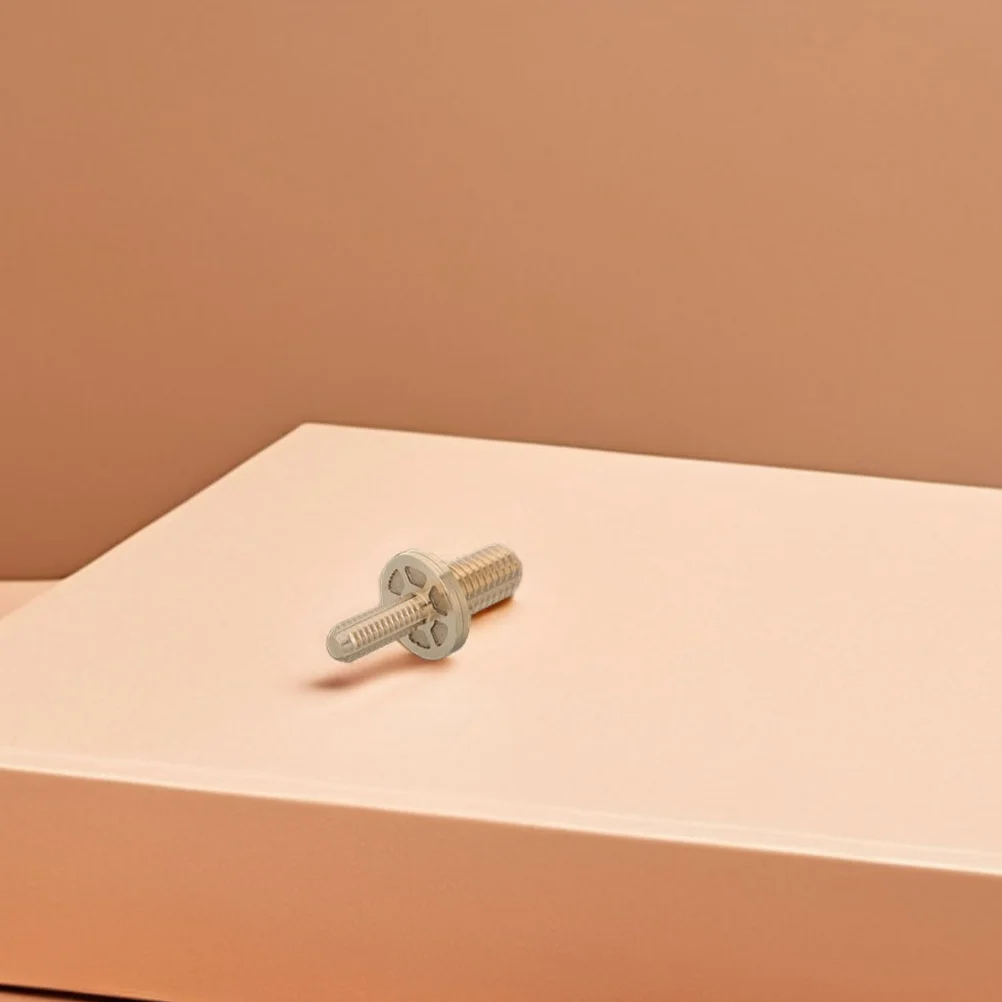 

2Pcs Pool Cue Joint Screws Brass Construction Anti-Loosening Design Compatible with Extension Handles for Enhanced Control in