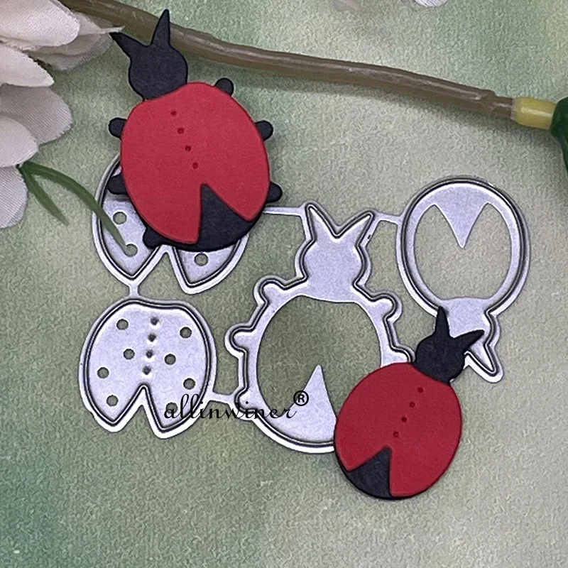 Neue Metall-Stanzformen mit Insektenmotiv für DIY-Scrapbooking, Papierkarten, dekorative Bastelarbeiten, Prägestanzformen