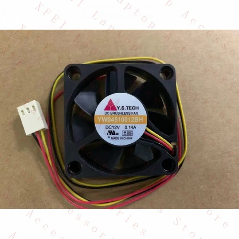 

F 1 шт. для Y.S.TECH YW04510012BH 12 В 0,14 А 45*45*10 мм двойной шариковый вентилятор охлаждения 3pin