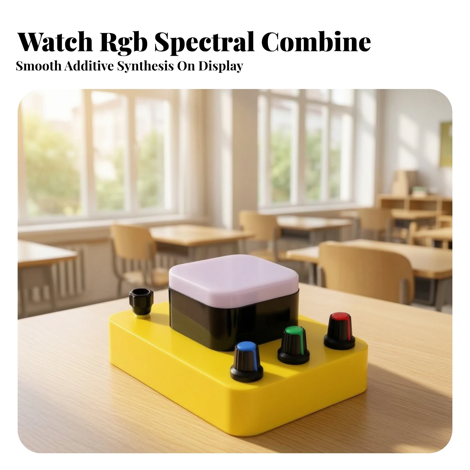 Optical Demonstrator Adjustable Brightness Color Synthesis Demonstrator Optical Teaching Tool Educational for Teachers