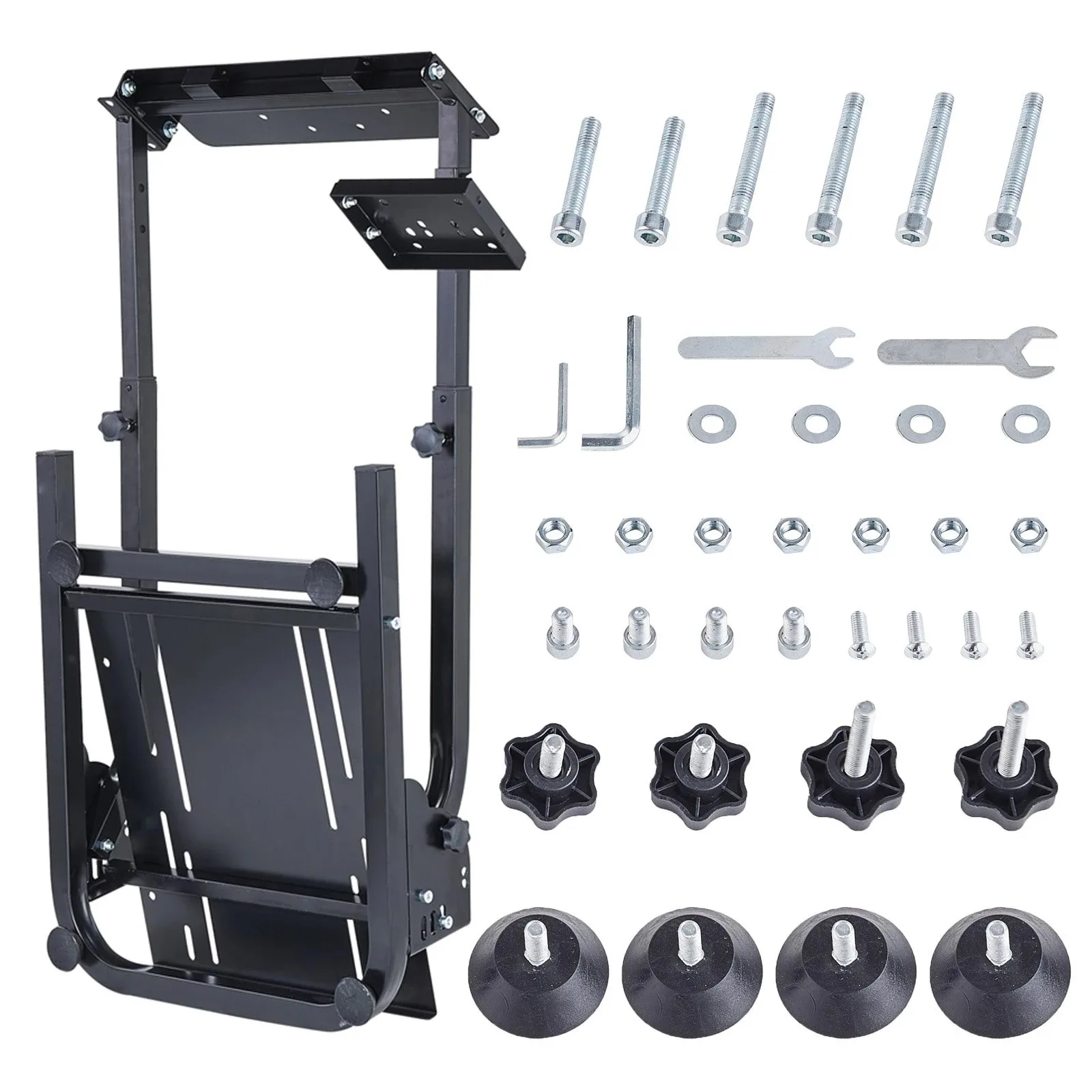 SIHAO Compatible with Xbox Racing Simulator Wheel Stand for Logitech G27 G29 G920 Thrustmaster T300R — Adjustable Cockpit Mount, PS4, PlayStation, and PC, Perfect for Home Gaming view 5