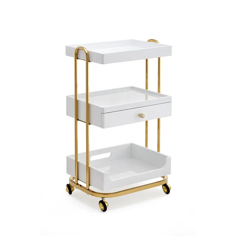Multifunctional Beauty Salon Furniture Trolley Rack, Mobile Beauty Spa Cart, Small Trolley, Salon Exclusive Massage SPA