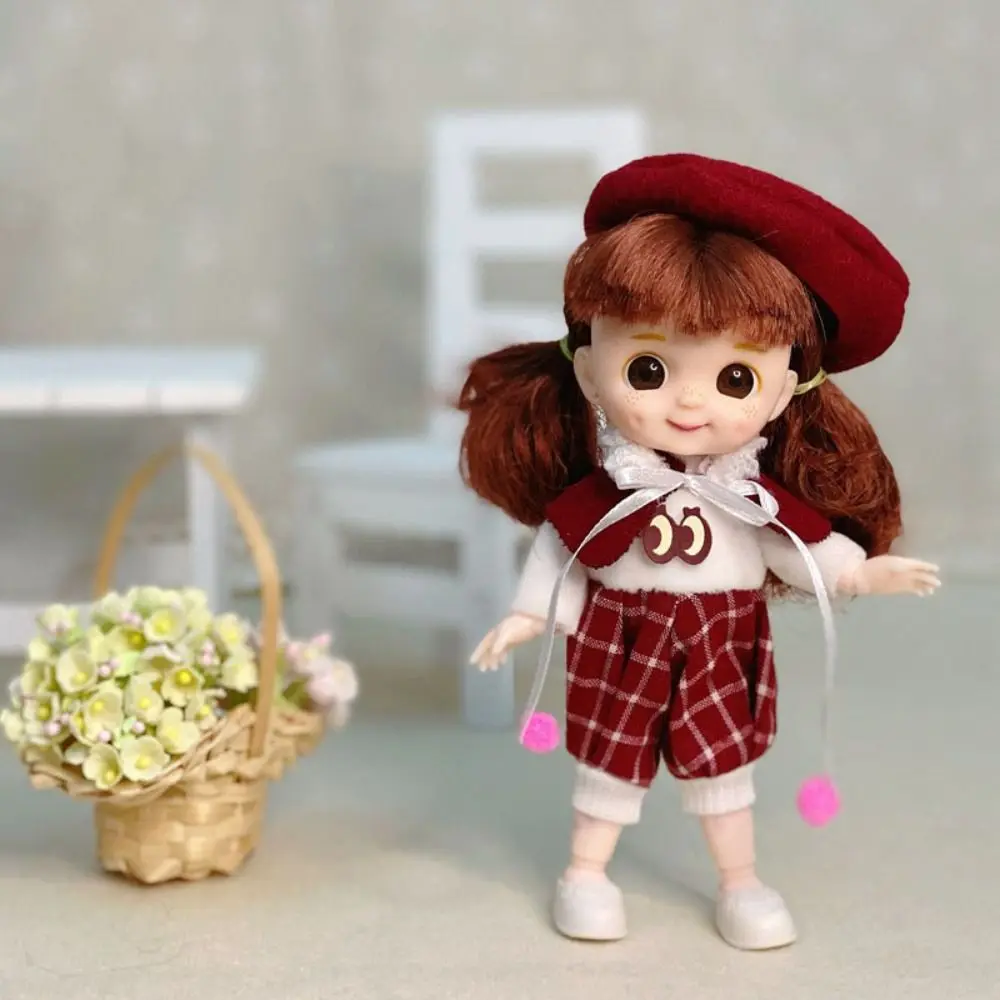 Los mejores regalos, ropa para muñecas a la moda, 10 estilos, camiseta DIY para niñas, pantalones, peleles, vestido de gama alta, muñeca de 16 ~ 17cm/muñeca BJD 1/8