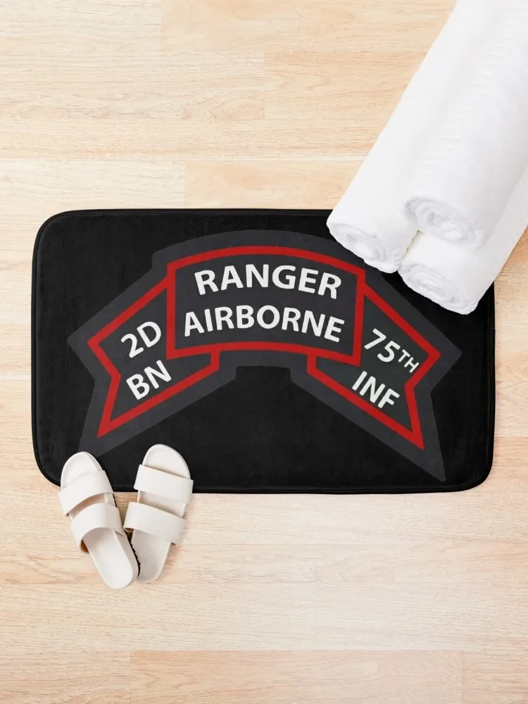 2nd BN 75th Rangers Airborne Bath Mat Hallways Carpet Anti Slip Kitchen Mat