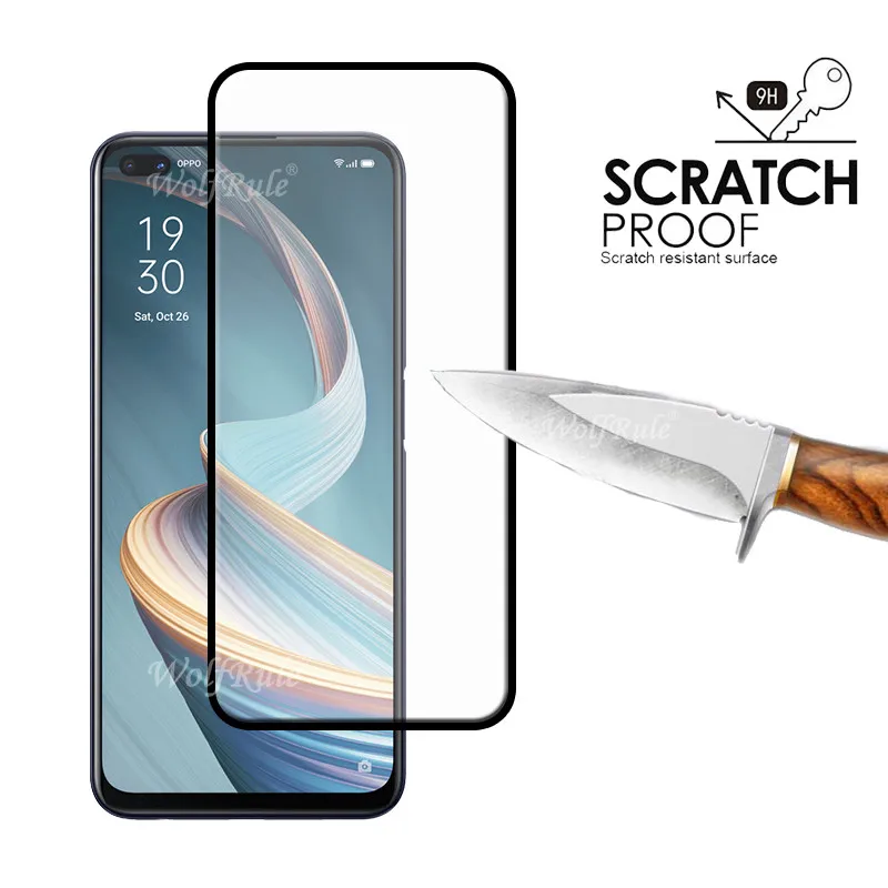 4-in-1 For OPPO Reno 4Z 5G Glass For OPPO Reno 4Z 5G Tempered Glass Full Screen Protector For OPPO Reno 4Z 5G Lens Glass 6.57