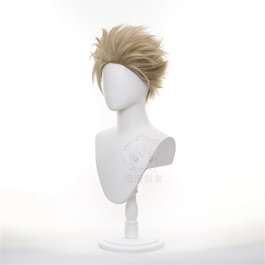 Cosplay Hawks Wig Costume Boku no Hero Academia Short Black Synthetic Hair Halloween Party Wigs