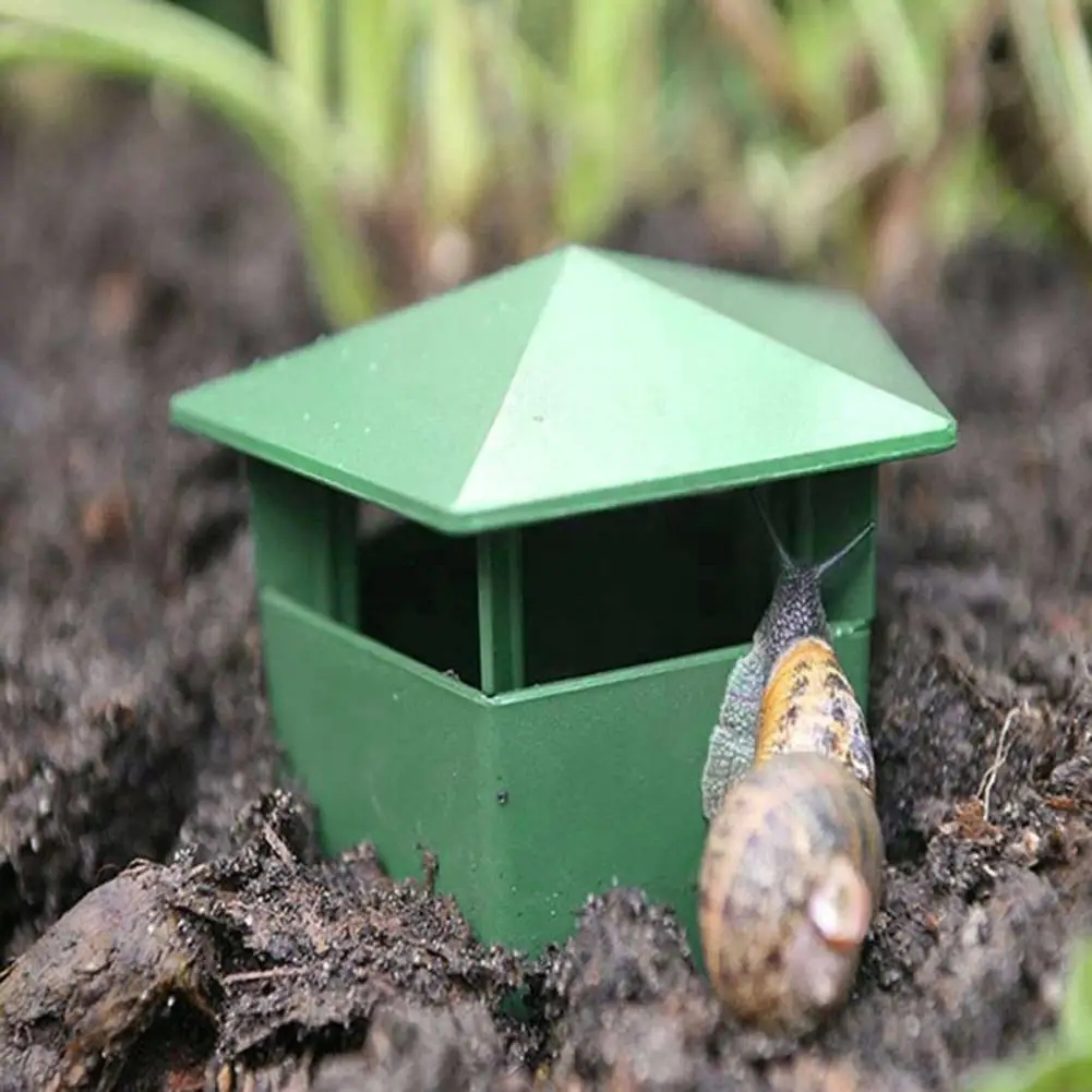 

1/4Pcs Slug Catcher Snail Trap Reusable Eco-Friendly Waterproof Design Snail Trapper Plant Protection Garden Farm Slug House