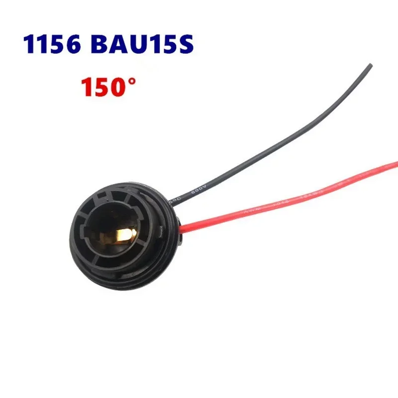 2X 1156 BA15S BAU15S 1157 BAY15D Bohlam Tempat Lampu PY21W P21W Konektor Soket Dasar Adaptor untuk Lampu Depan Sinyal Belok