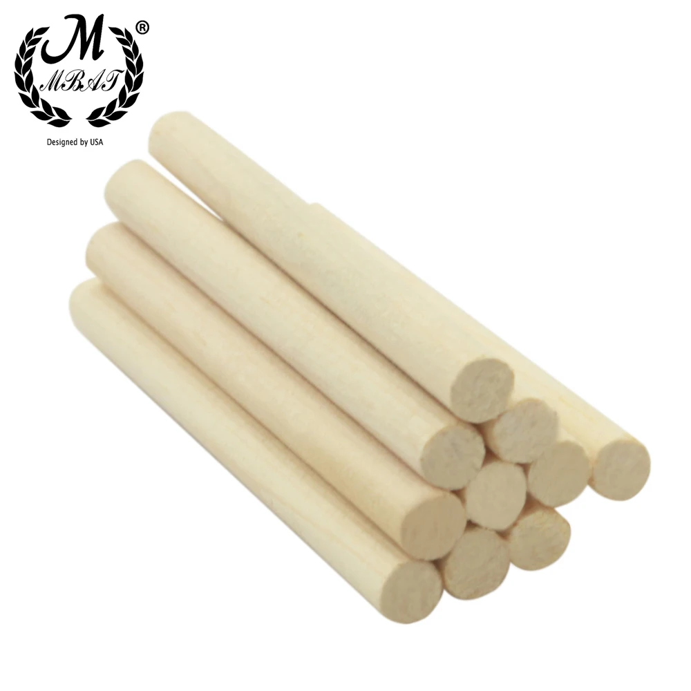 M MBAT 10Pcs Acoustic Violin Column High Quality Spruce Sound-Post Sound Post Stringed Instrument Part For 4/4 & 3/4 Violin