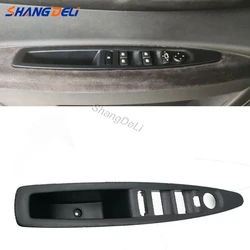 For Citroen C4 2004-2010 Window control switch panel Left front door regulator switch bracket switch panel black