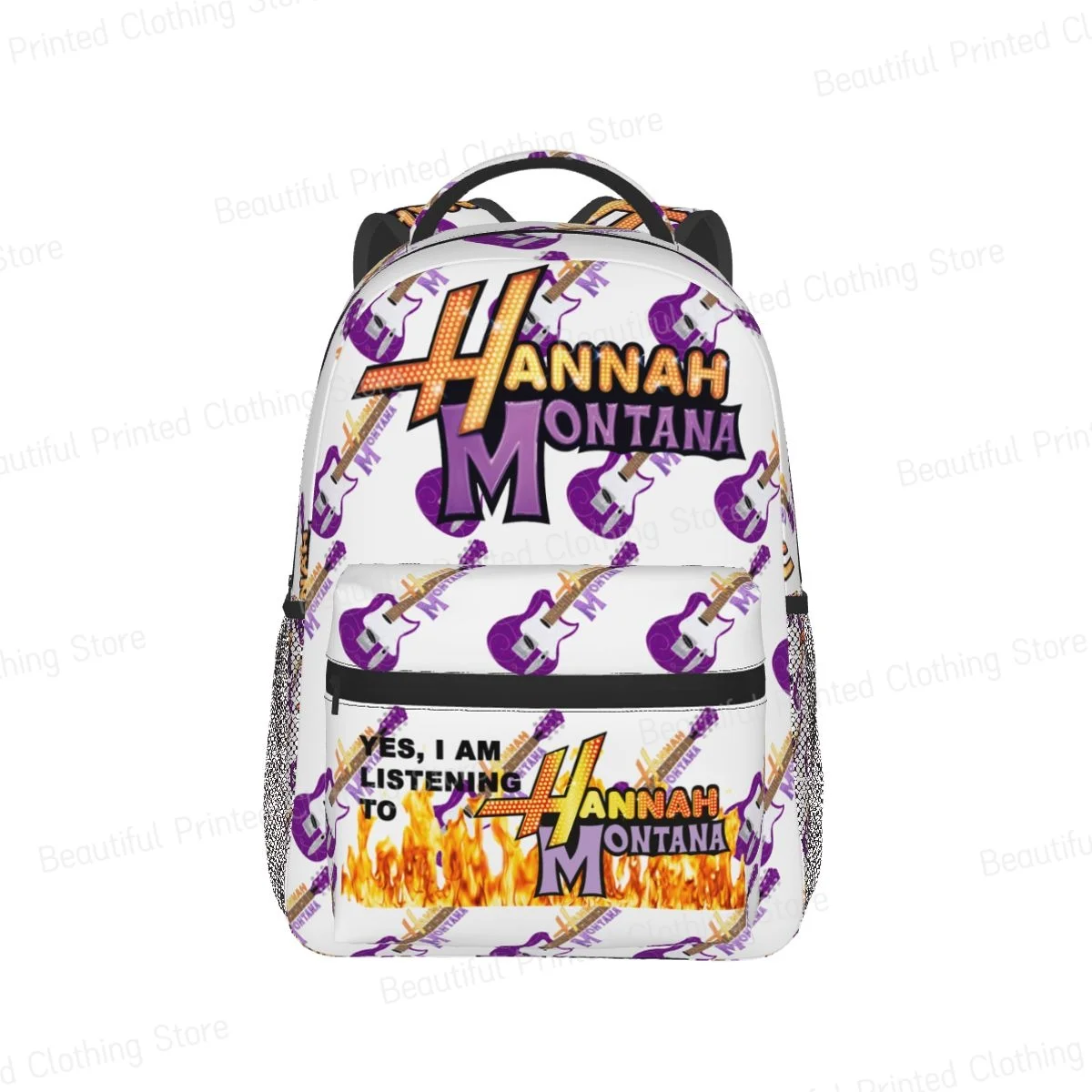 Hannah Montana Versatile Backpack Boys Girls Bookbag Students School Bags Daily portable bag