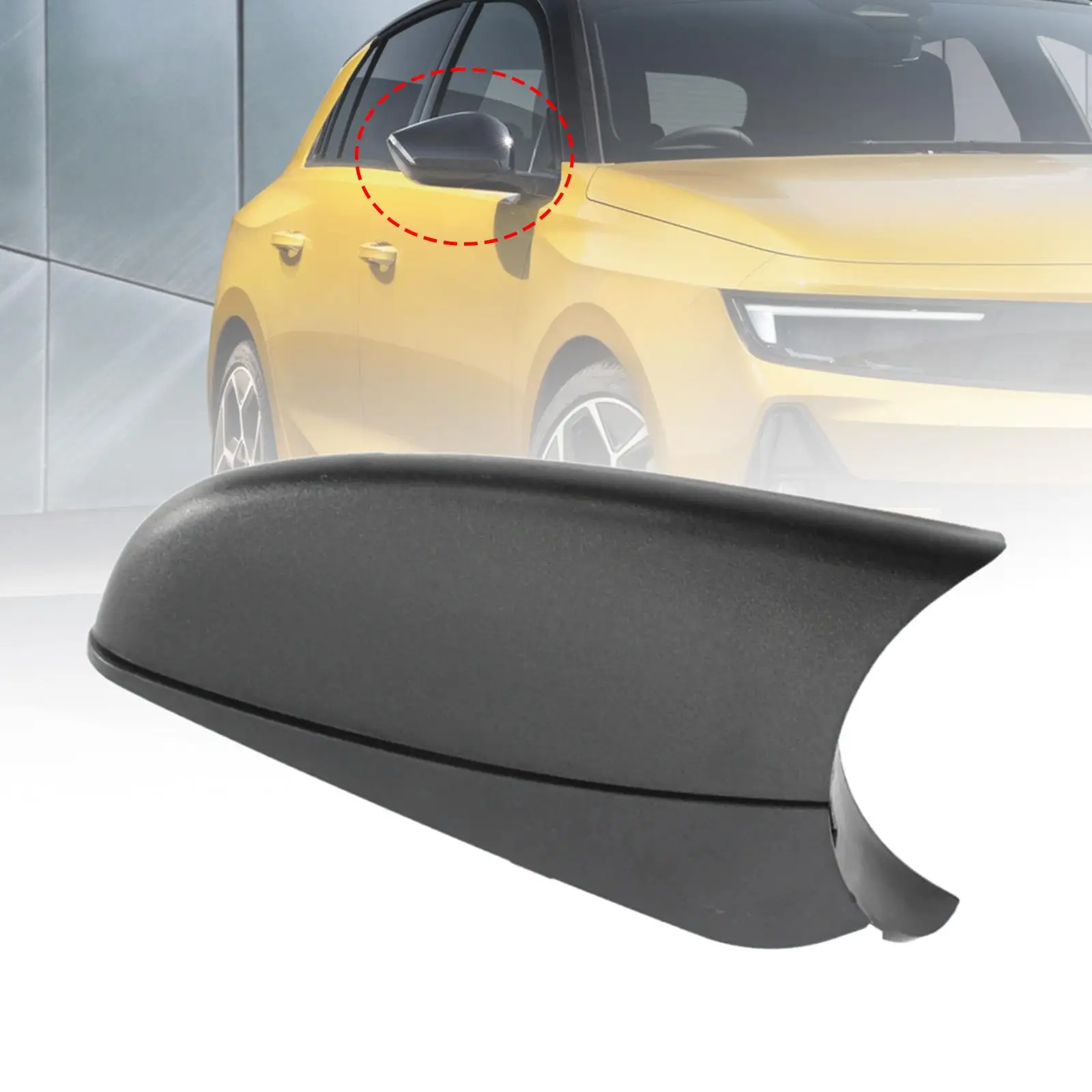 

Right Side View Mirror Cover Caps Replace Professional Car Accessories Rearview Side Mirror Bottom Cap for H MK5 04-09